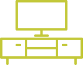 TV in living room  as standard
